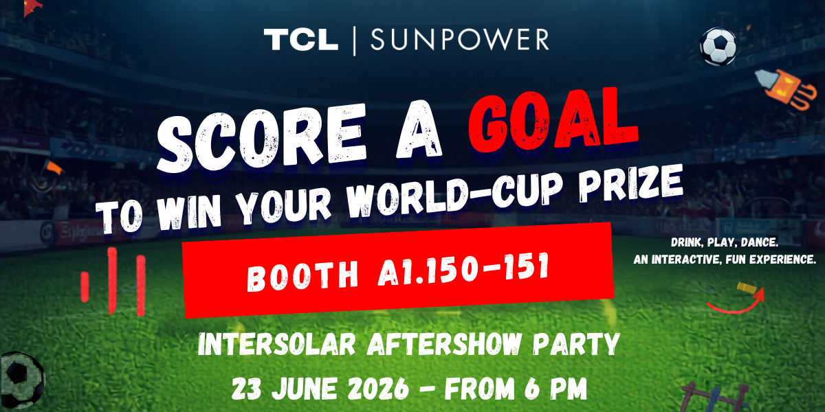 Vibrant Tradeshow Booth Poster for Soccer Match